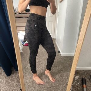 Gymshark Black Camouflage Leggings